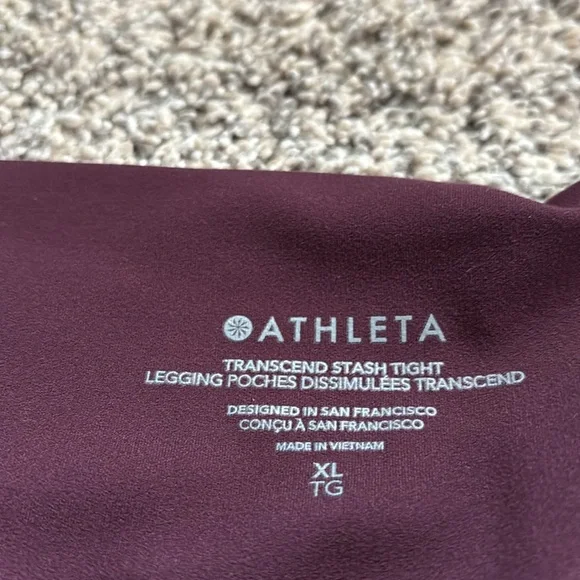 Athleta Transcend Stash leggings size XL - Picture 3 of 6